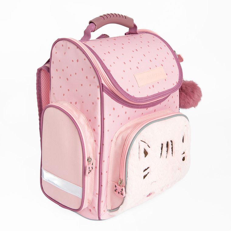 Kayokki, ghiozdan, roz, pisica