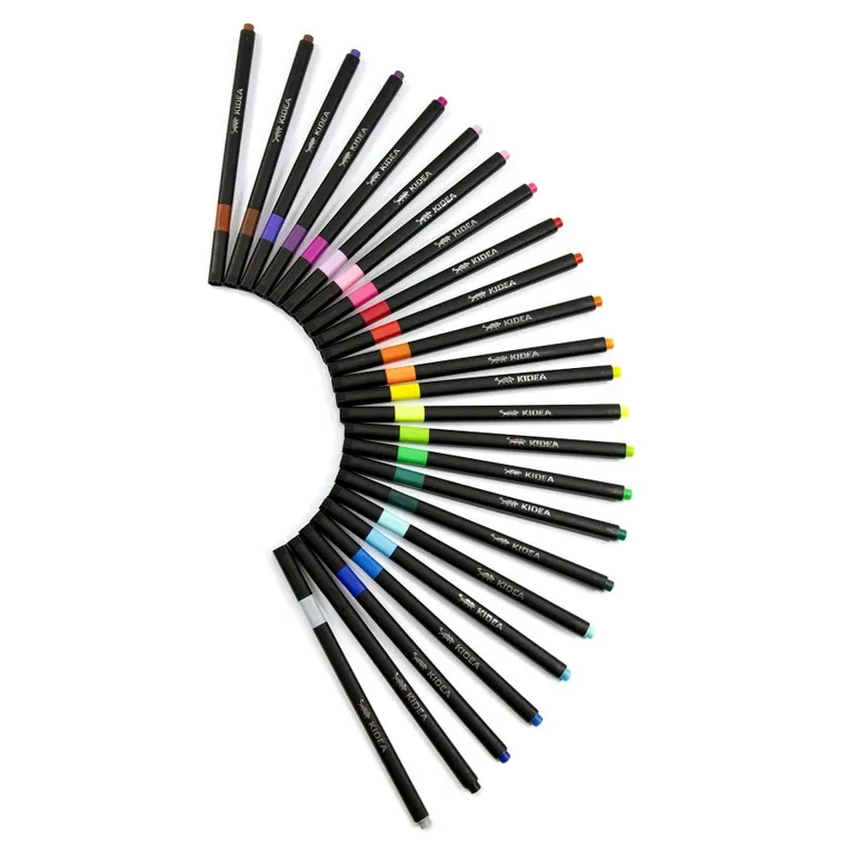 Kidea, carioci intr-o cutie metalica, 24 culori