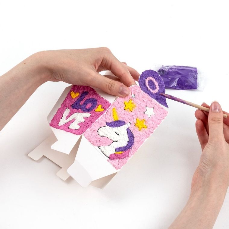 Kidea, Creatie prin numere, Cutie inima, set creativ