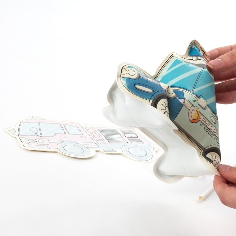 Kidea, Magic vehicule 3D pictate cu apa, set creativ