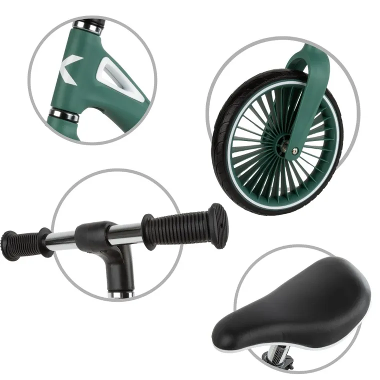 Kidwell, Nix, bicicleta fara pedale, Green