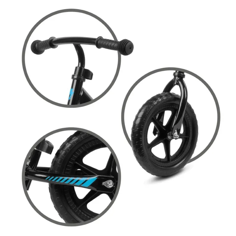 Kidwell, Rebel, bicicleta fara pedale, negru