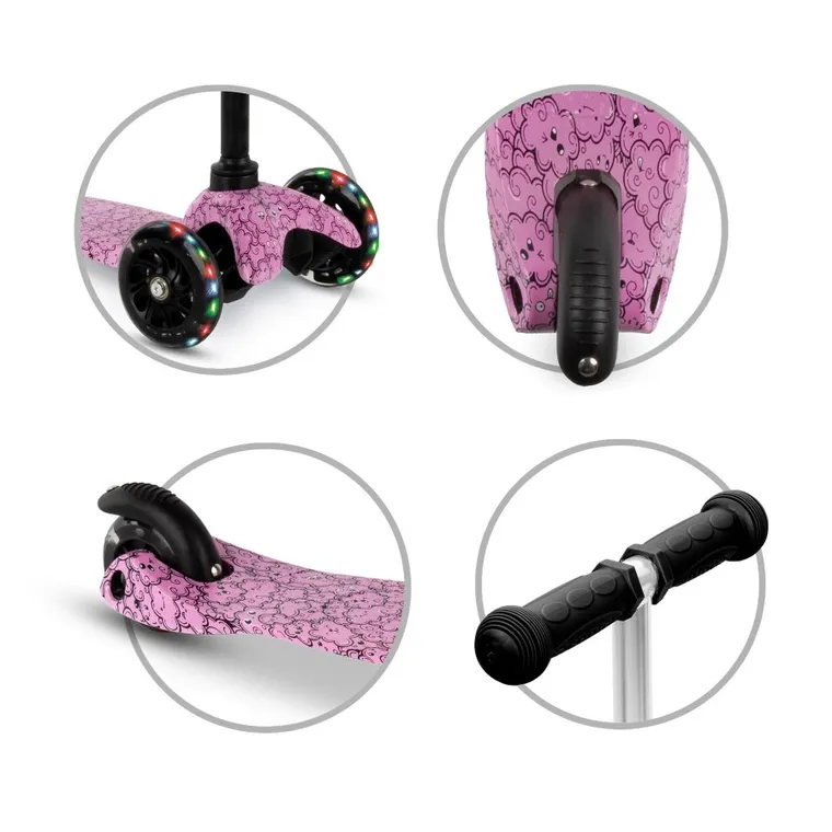 Kidwell, Uno, trotineta cu 3 roti, clouds