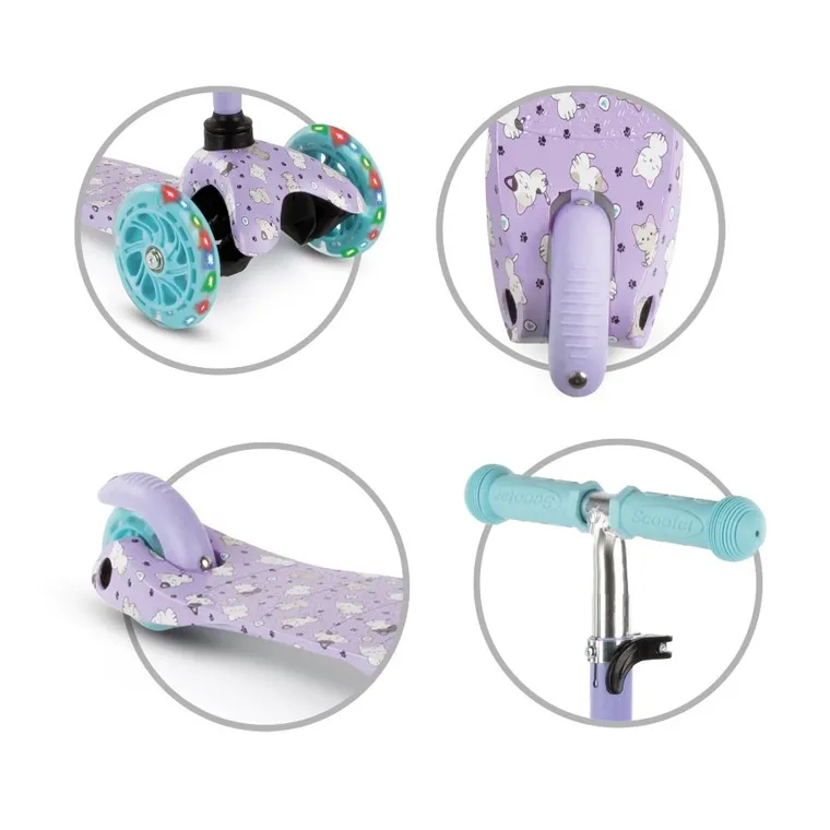 Kidwell, Uno, trotineta cu 3 roti, kitty