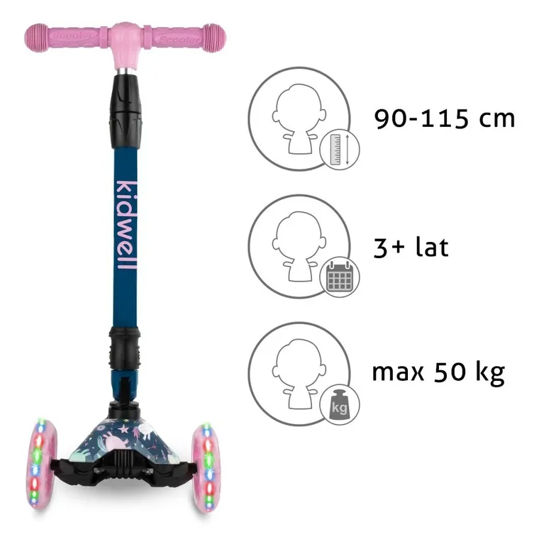 Kidwell, Vento Magic, trotineta cu 3 roti