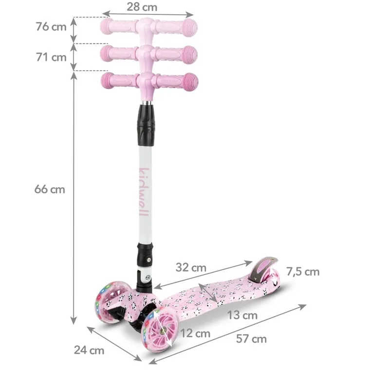 Kidwell, Vento Panda, trotineta cu 3 roti
