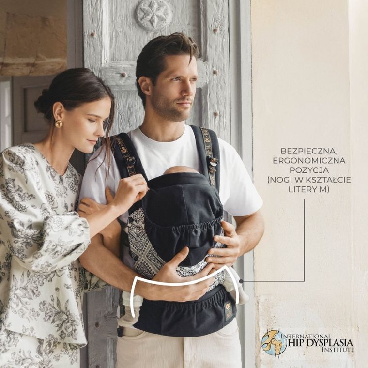 Kinderkraft, Bizuu, Huggy, marsupiu ergonomic, Dune Whisper