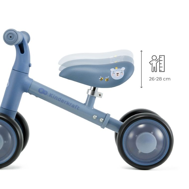 Kinderkraft, Cutie Flash, bicicleta fara pedale, Blue