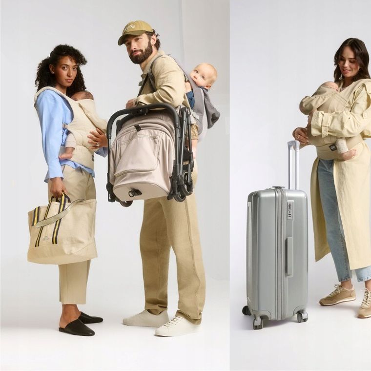 Kinderkraft, Elara, marsupiu ergonomic, beige