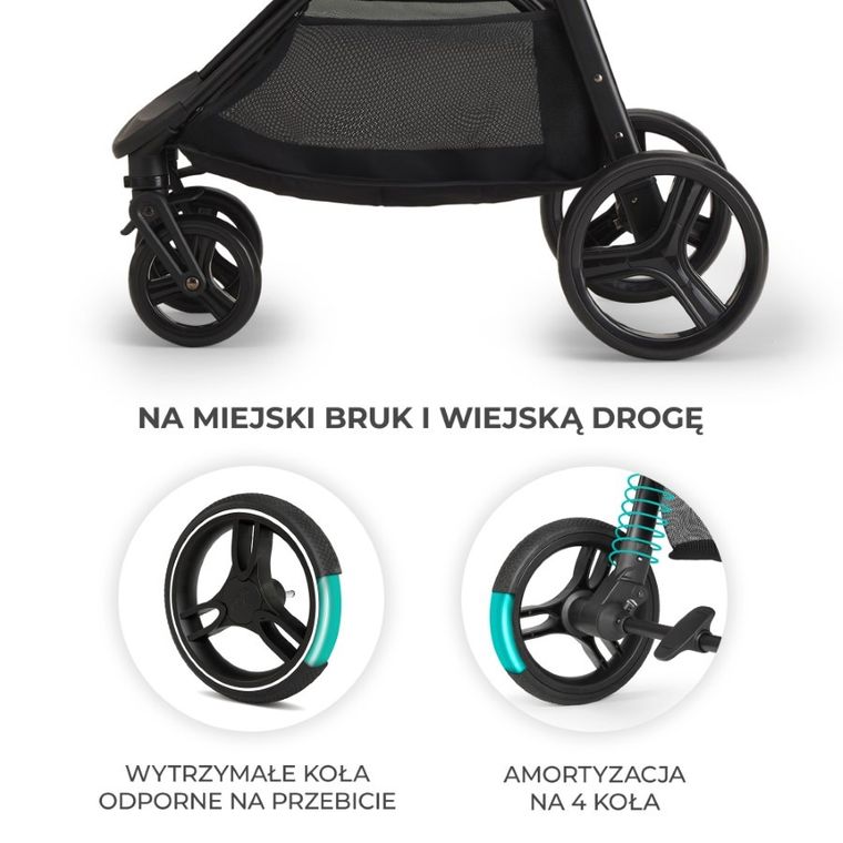 Kinderkraft, Grande Plus, carucior sport, Happy Shapes