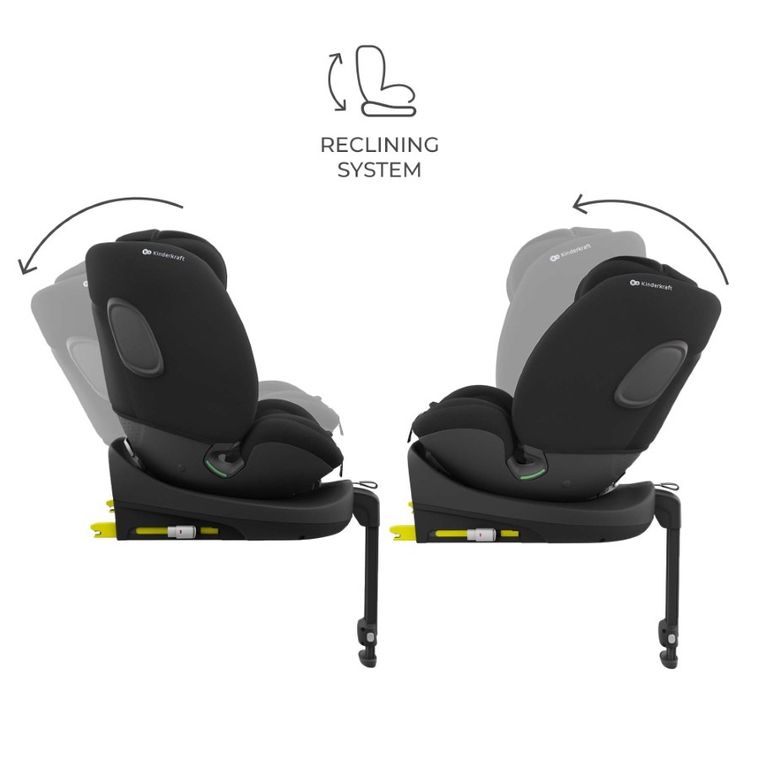 Kinderkraft, I-Fix, scaun auto, 61-150 cm, negru