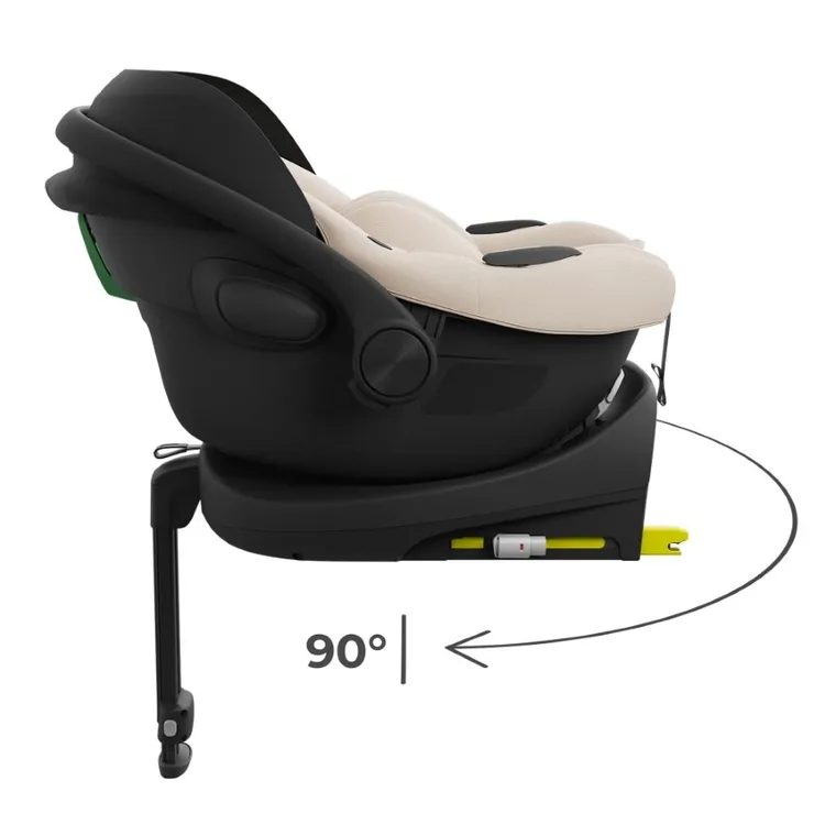 Kinderkraft, I-Lite, scaun auto + baza Endura Safe Fx, 40-87 cm, beige