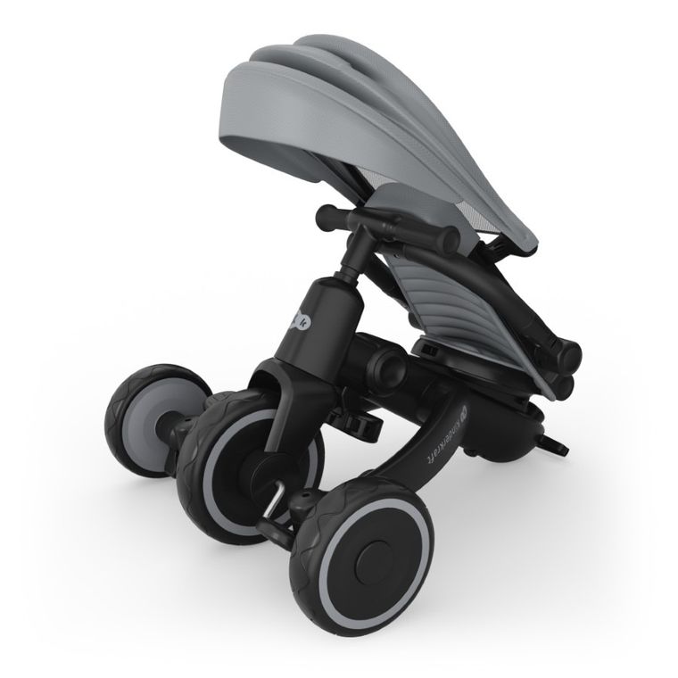 Kinderkraft, Jazz 3, tricicleta multifunctionala 6in1, gri