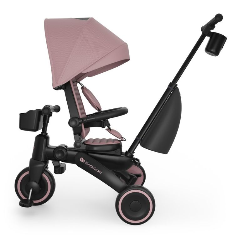 Kinderkraft, Jazz 3, tricicleta multifunctionala 6in1, roz