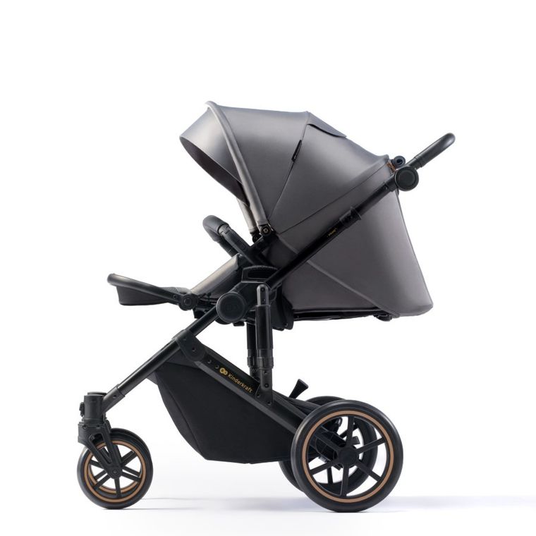 Kinderkraft, Prime 2, carucior multifunctional 2in1, Shadow Grey