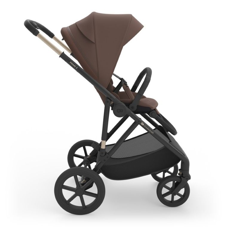 Kinderkraft, Prime 3, carucior multifunctional, 3in1, Velvet Mocca
