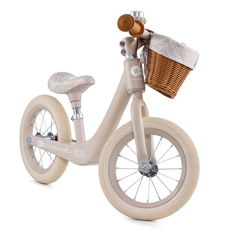 Kinderkraft, Rapid 2, BIZUU, bicicleta fara pedale, Beige