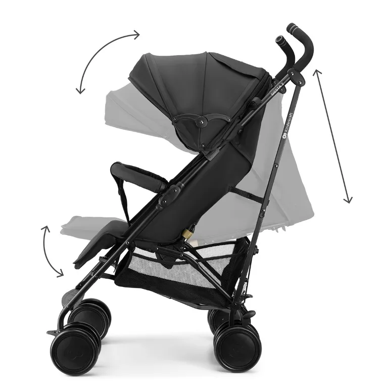 Kinderkraft, Siesta 2, carucior, Midnight Black