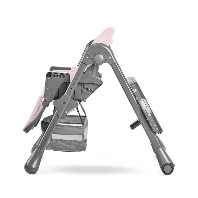 Kinderkraft, Tastee, scaun inalt pliant pentru hranire, Rose