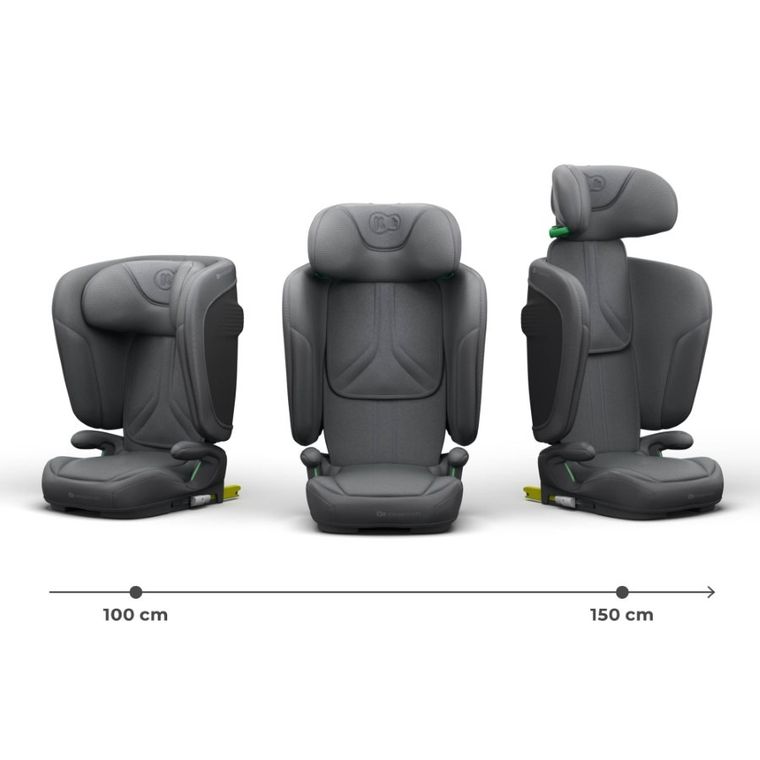 Kinderkraft, Unity 2, I-Size, scaun auto, Grey, 100-150 cm, 15-36 kg