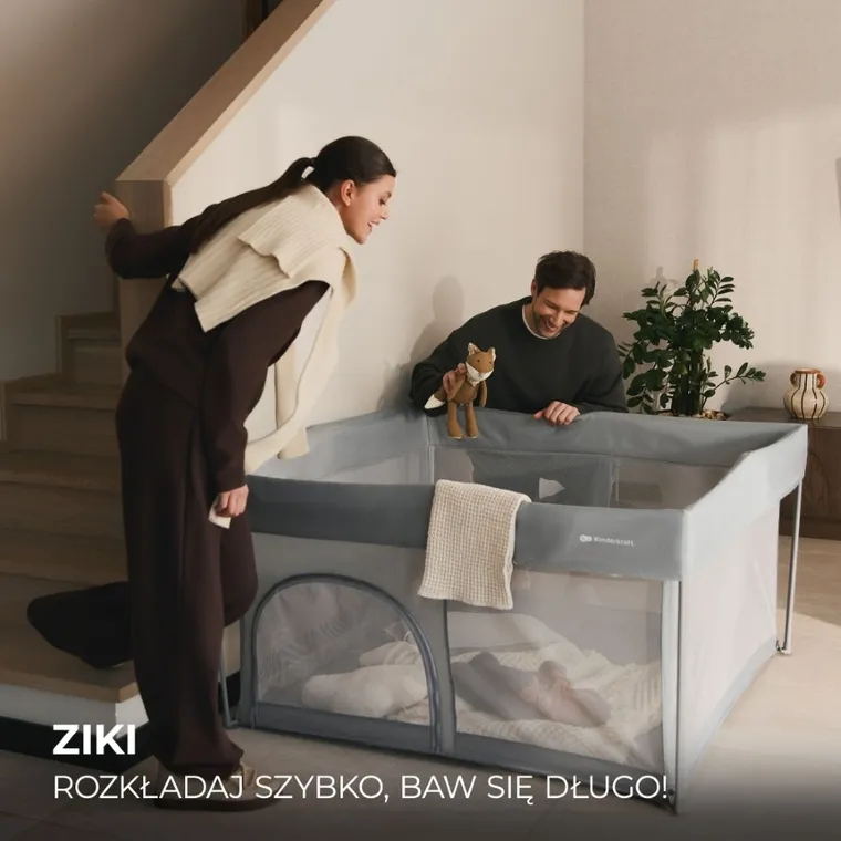 Kinderkraft, Ziki, tarcul pentru copii, Grey