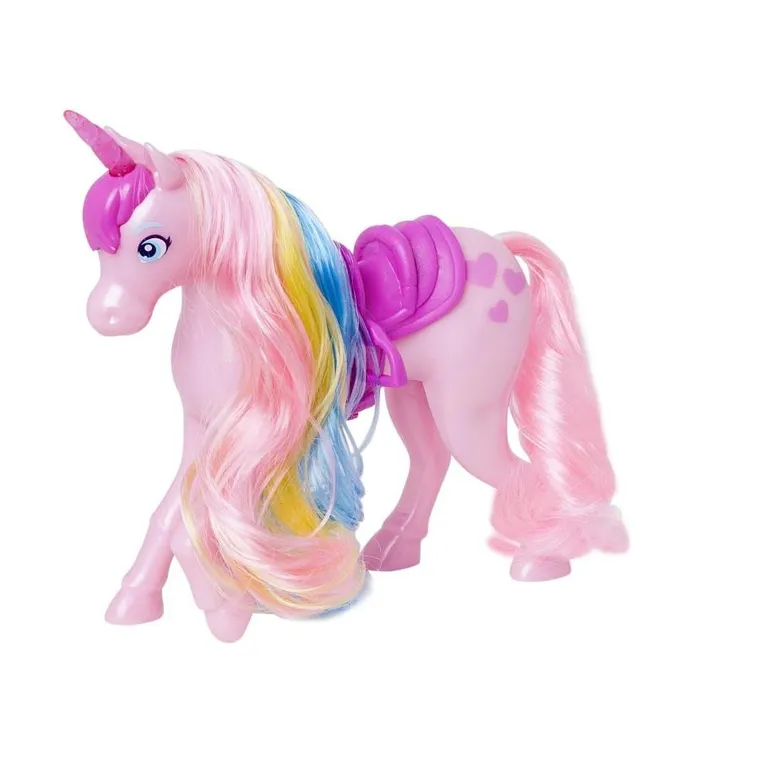 KookyLoos, Rainbow Unicorn, set cu figurina si unicorn