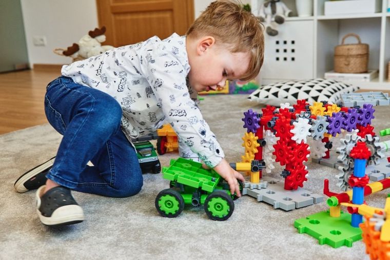 Korbo, Hummer, set de constructie, 25 piese, rosu