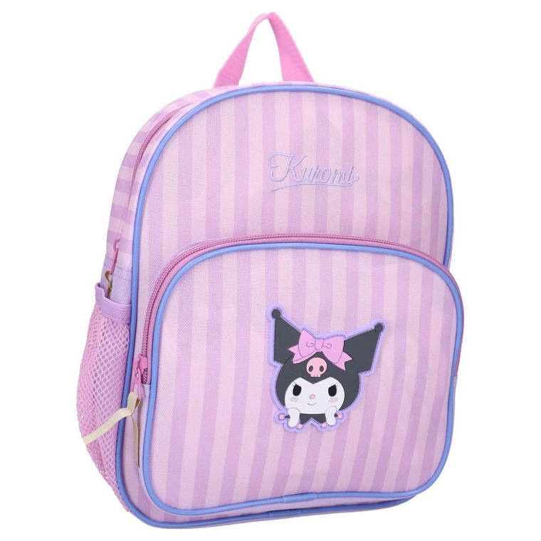 Kuromi, Super Stripes, rucsac pentru prescolar, violet