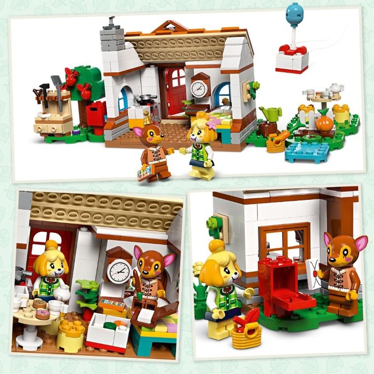 LEGO Animal Crossing, Isabelle vine in vizita, 77049