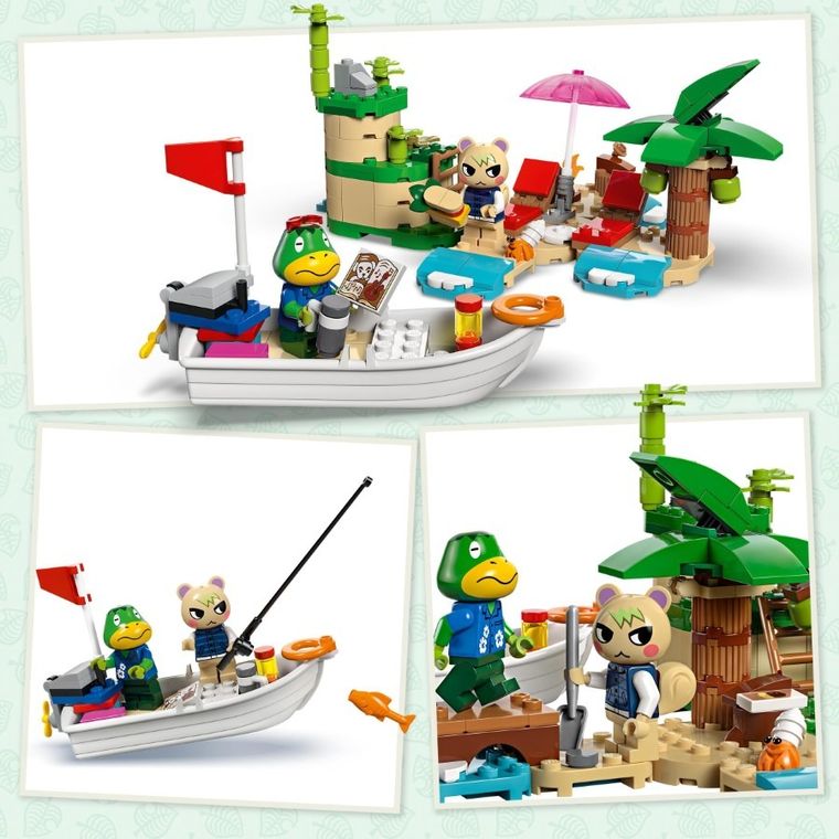 LEGO Animal Crossing, Turul de insula in barca al lui Kapp'n, 77048
