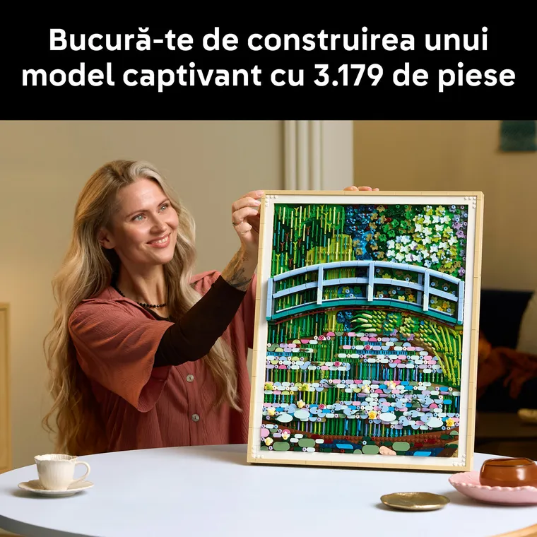 LEGO ART, Claude Monet - Pod peste lac cu nuferi, 31220
