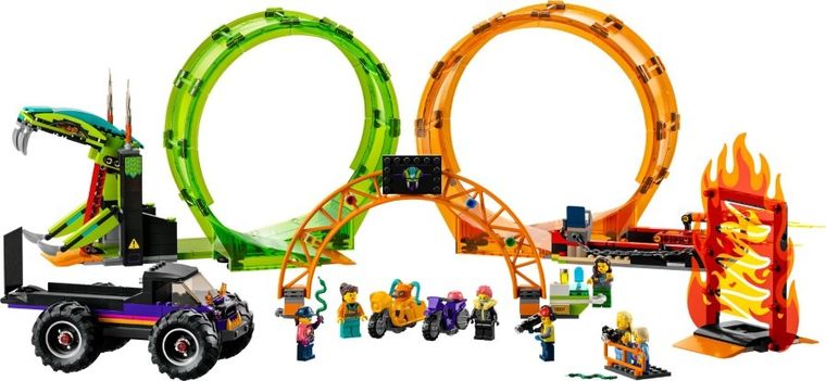 LEGO City, Arena de cascadorii cu doua bucle, 60339