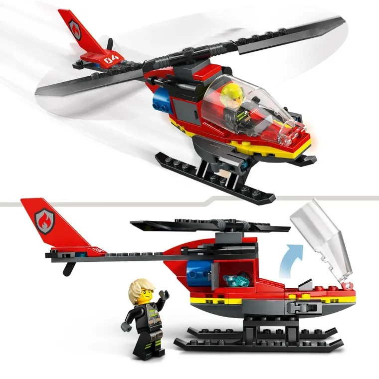 LEGO City, Elicopter de pompieri, 60411