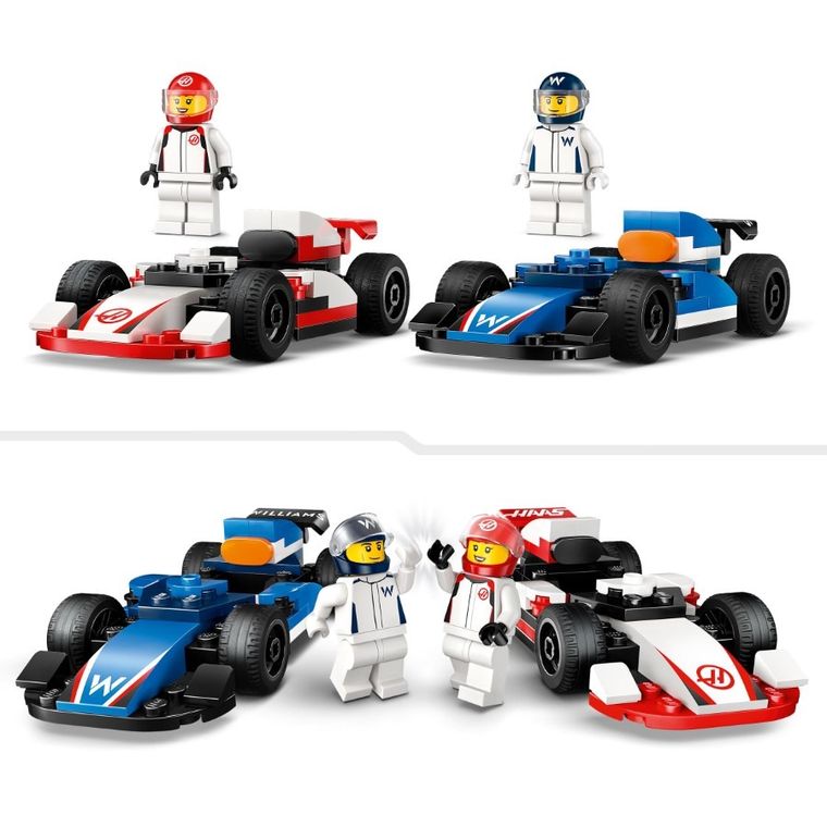 LEGO City, Masini de curse F1 Williams Racing si Haas F1, 60464
