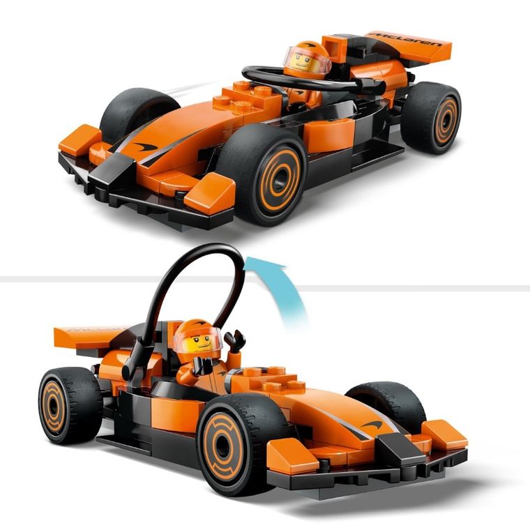 LEGO City, Pilot F1 cu masina de curse McLaren, 60442