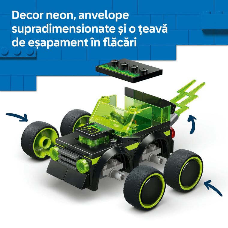 LEGO City, Vehicule - Masina de curse din jocuri video, 60484