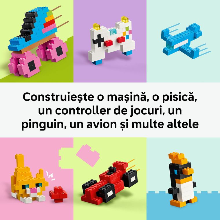 LEGO Classic, Caramizi creative in culori, 11045