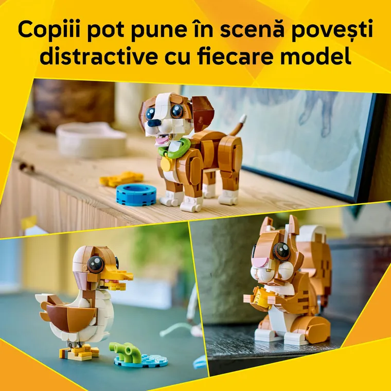 LEGO Creator, Animale adorabile: Catelus jucaus, 31382