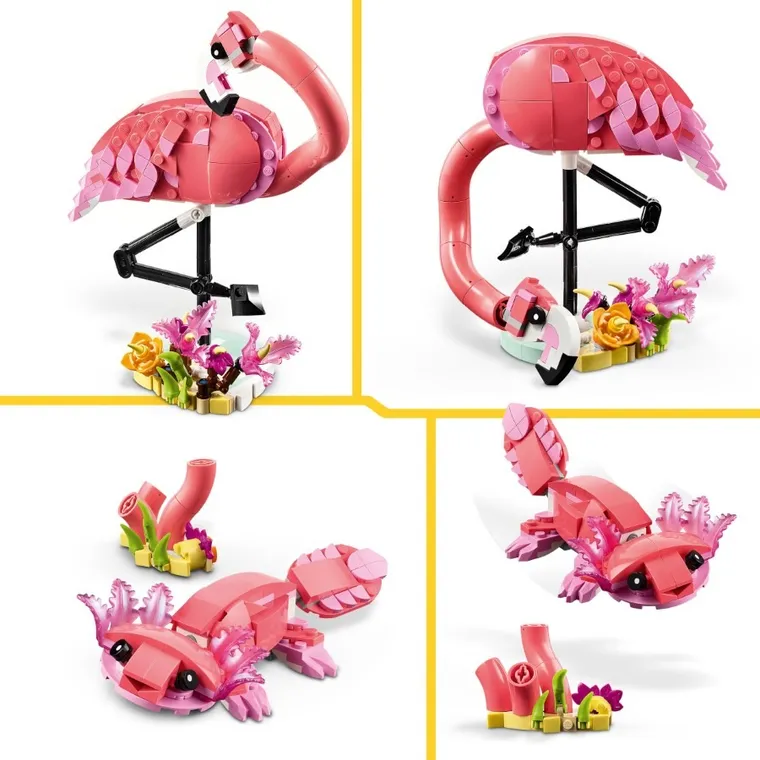 LEGO Creator, Animale salbatice: Flamingo roz, 31170