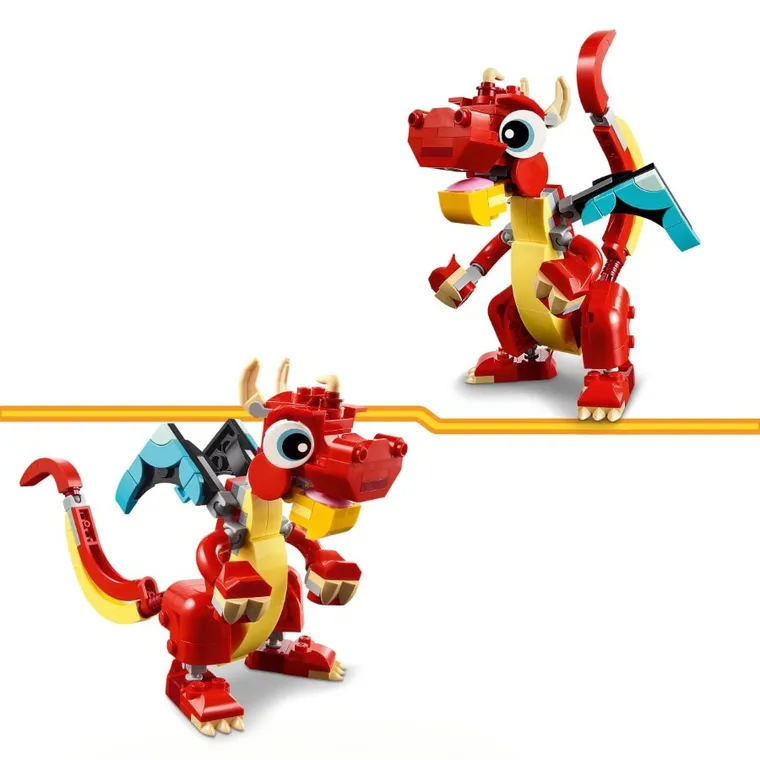 LEGO Creator, Dragon rosu, 31145