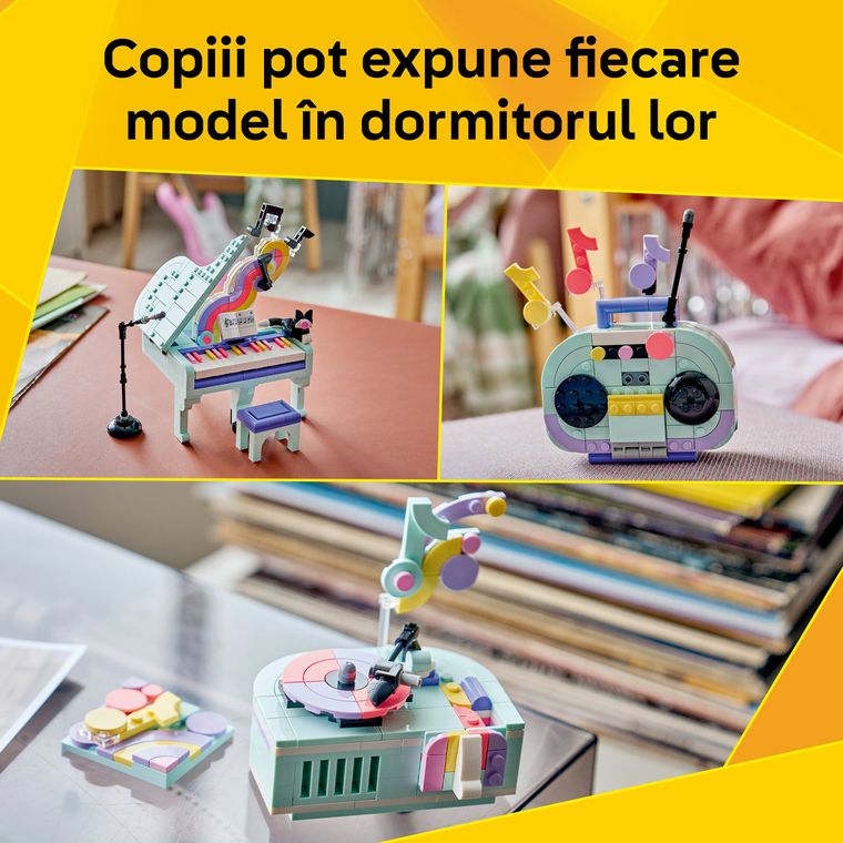 LEGO Creator, Pian decorativ cu o pisica, 31392