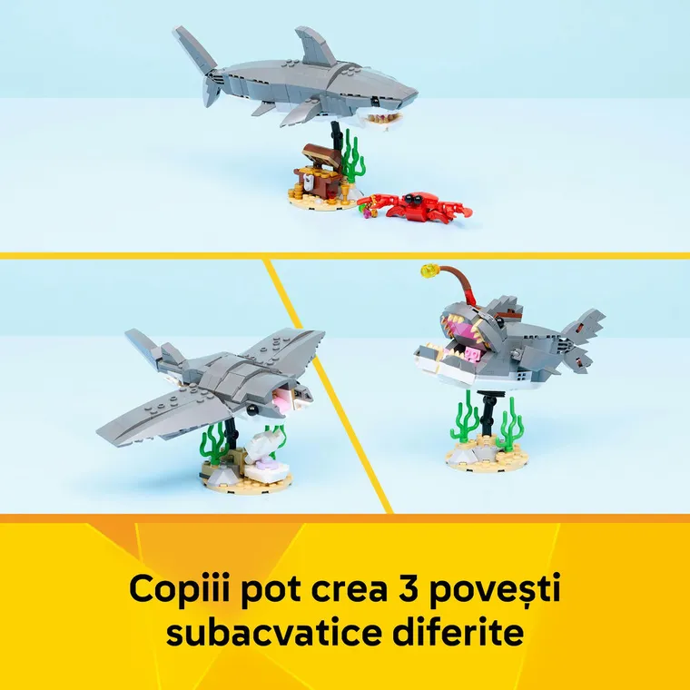 LEGO Creator, Rechin feroce cu un cufar de comori, 31381