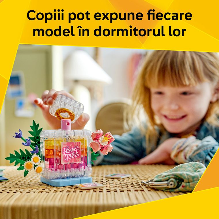 LEGO Creator, Sticla de parfum cu flori decorativa, 31383