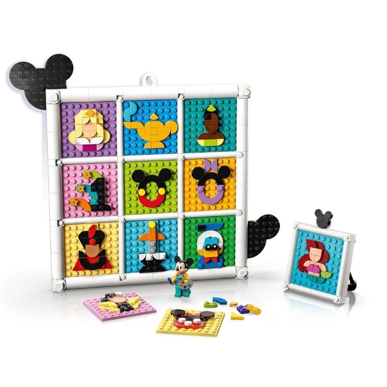 LEGO Disney, 100 de ani de figuri emblematice de animatie Disney, 43221