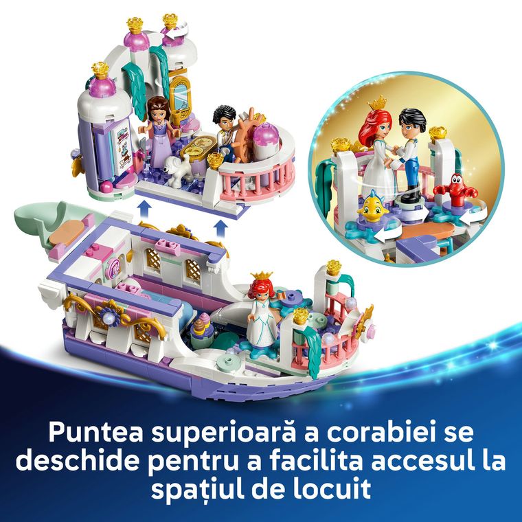 LEGO Disney Princess, Barca nuntii regale a lui Ariel, 43299