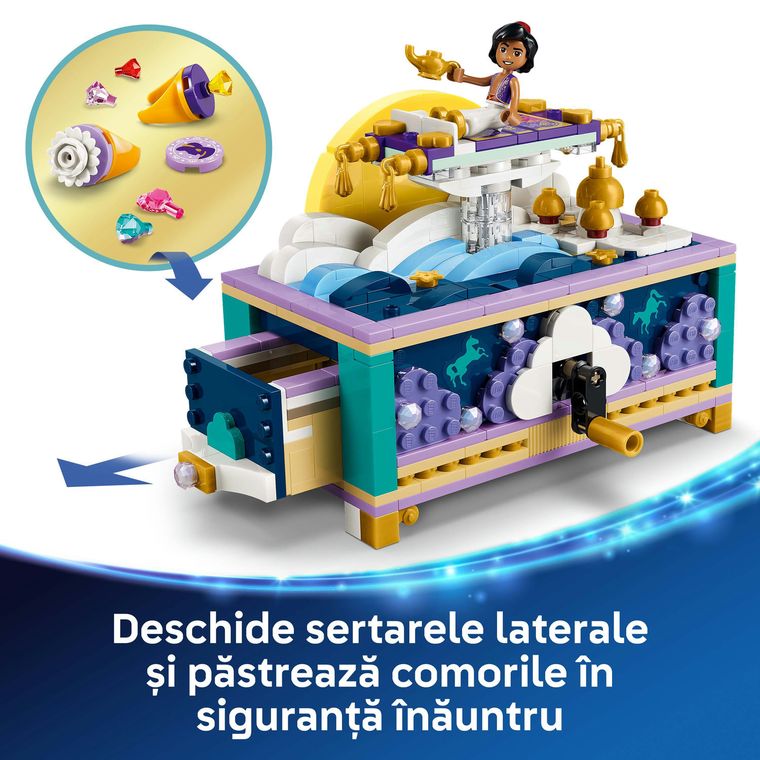 LEGO Disney Princess, Cutia cu bijuterii a lui Jasmine, 43295