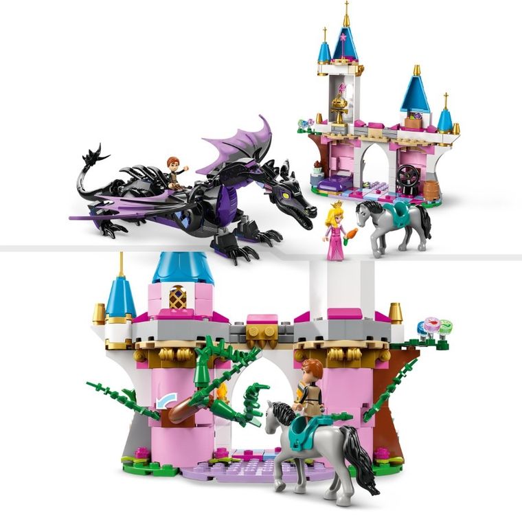 LEGO Disney Princess, Maleficent sub forma de dragon, 43240