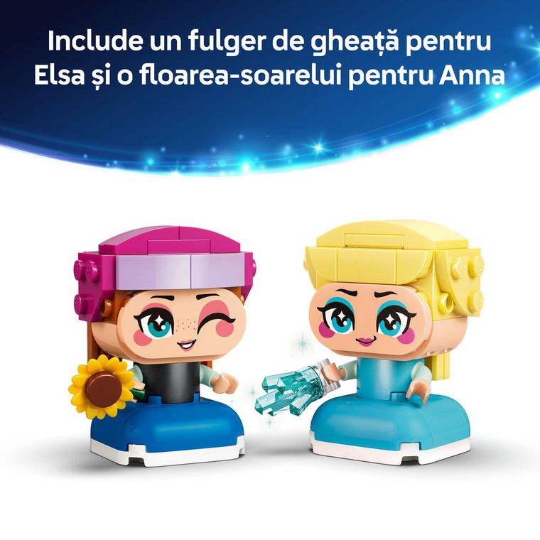 LEGO Disney Princess, Miniprintesele Anna si Elsa, 43284