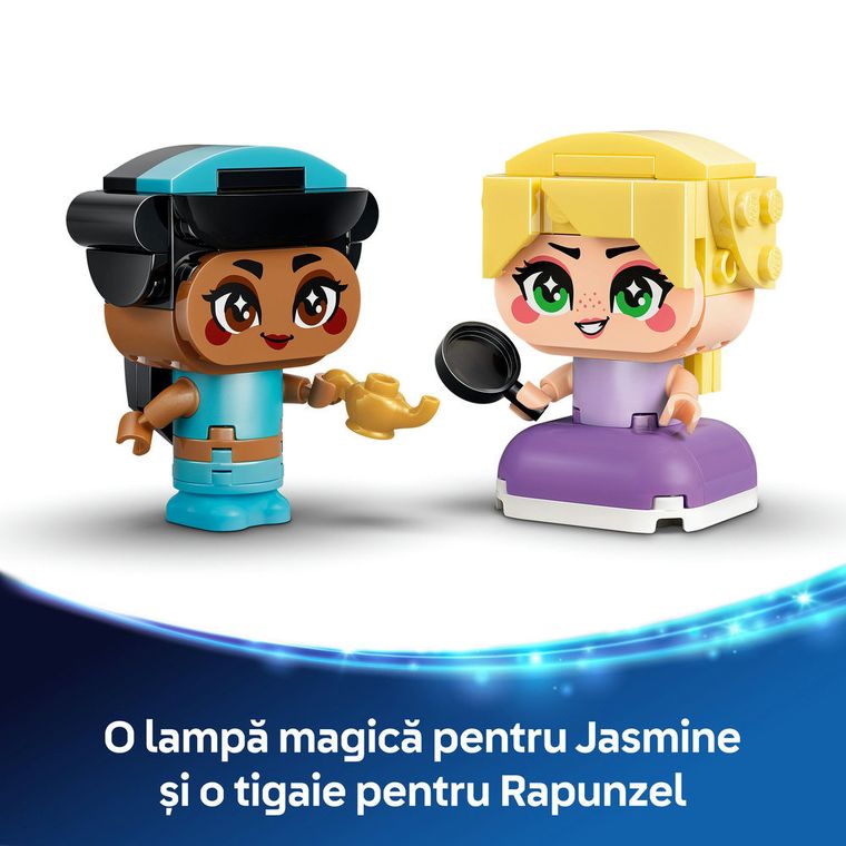 LEGO Disney Princess, Miniprintesele Jasmine si Rapunzel, 43303