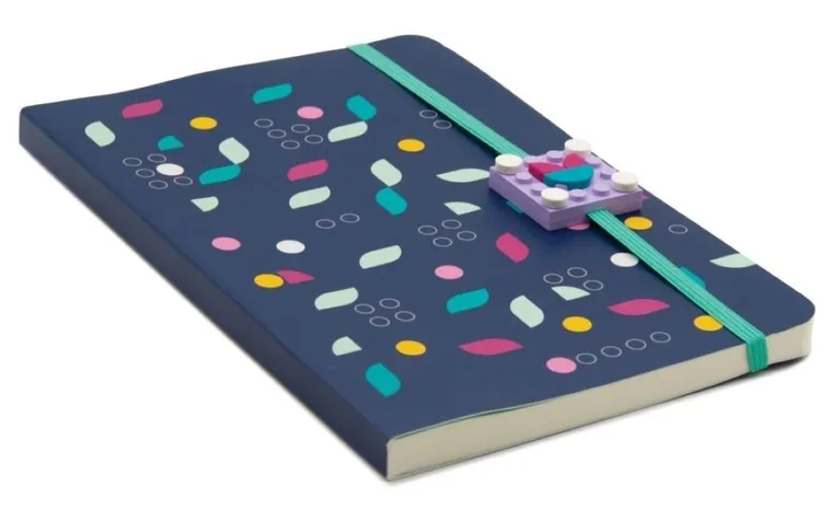 LEGO Dots, caiet cu placa si piese de decorat